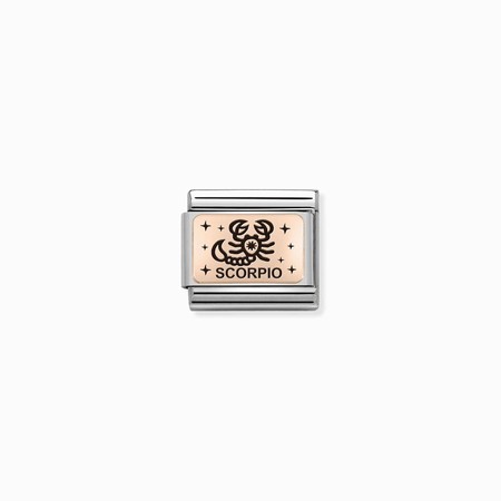 Nomination Zodiac Rose Gold Scorpio Composable Charm